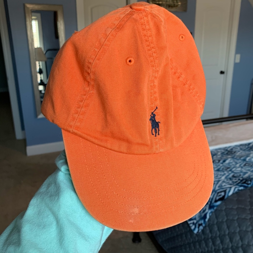 Polo Ralph Lauren Cotton Chino Sports Cap, Orange